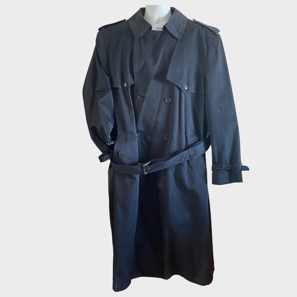 Mens Vintage London Fog Trench Coat